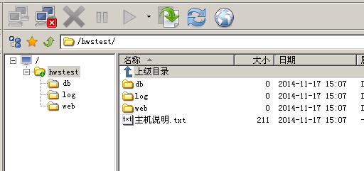 用FlashFXP打開2008下的站點。